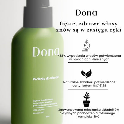 Profesjonalna kuracja trychologiczna 3HC - Dona